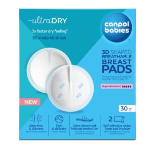 Canpol babies oddychające ultrachłonne wkładki laktacyjne 3D 30 szt.