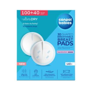 Canpol babies oddychające ultrachłonne wkładki laktacyjne 3D 140 szt.