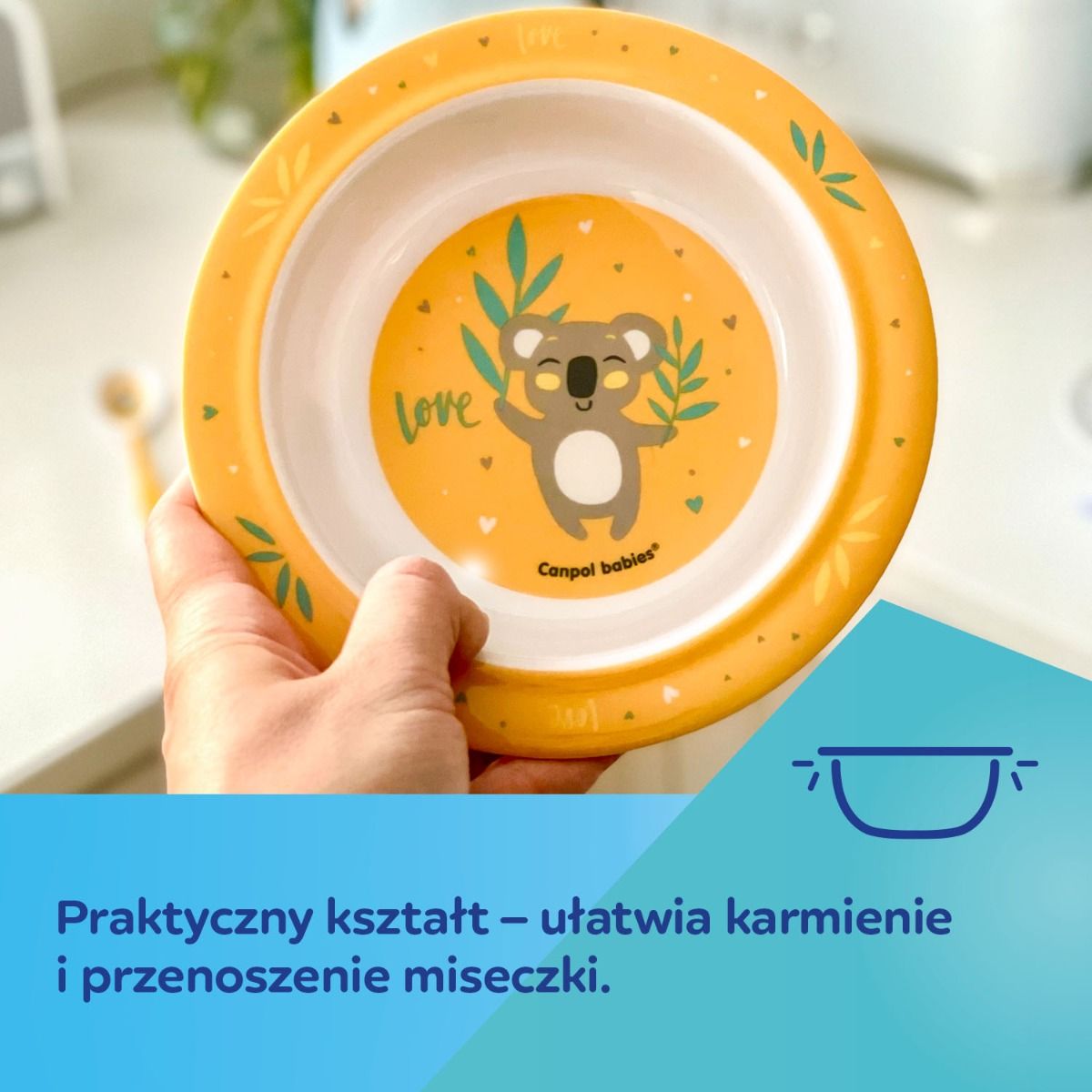 Canpol babies EXOTIC ANIMALS miska z przyssawką - pojemność