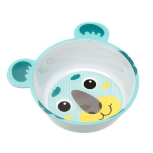 Canpol babies miska antypoślizgowa z melaminy 490ml HELLO LITTLE - Zielony