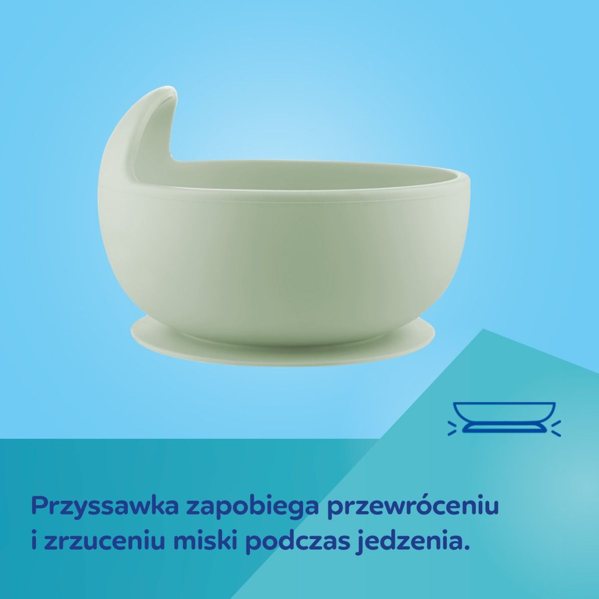 Canpol babies miseczka silikonowa z przyssawką do BLW