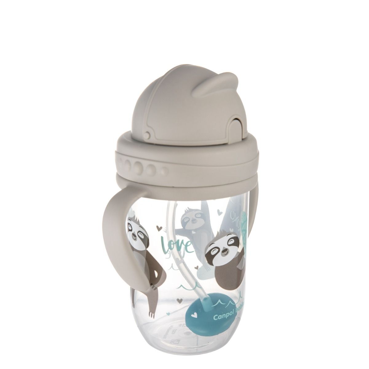 Canpol babies Kubek niekapek z rurką i odważnikiem 270 ml - obrazek 45