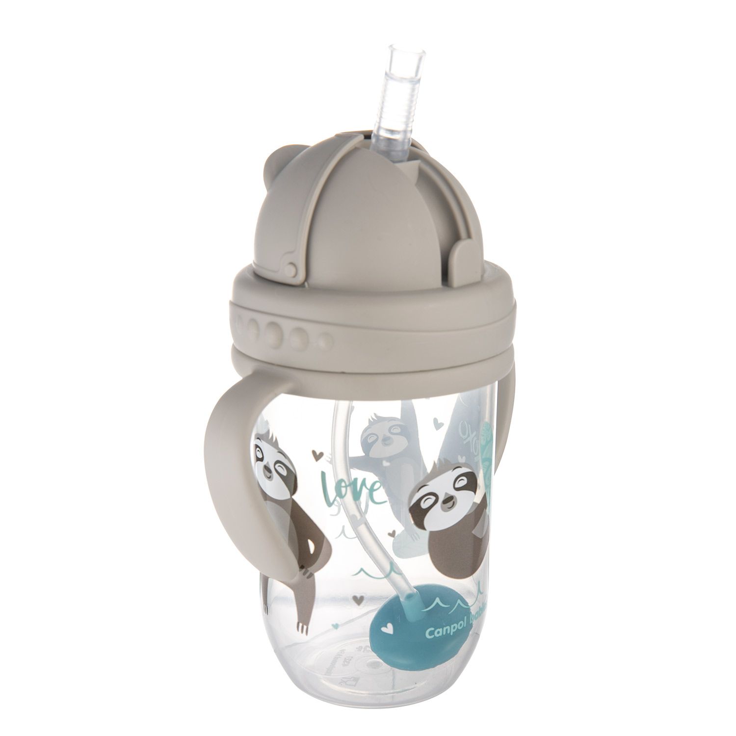 Canpol babies Kubek niekapek z rurką i odważnikiem 270 ml - obrazek 44