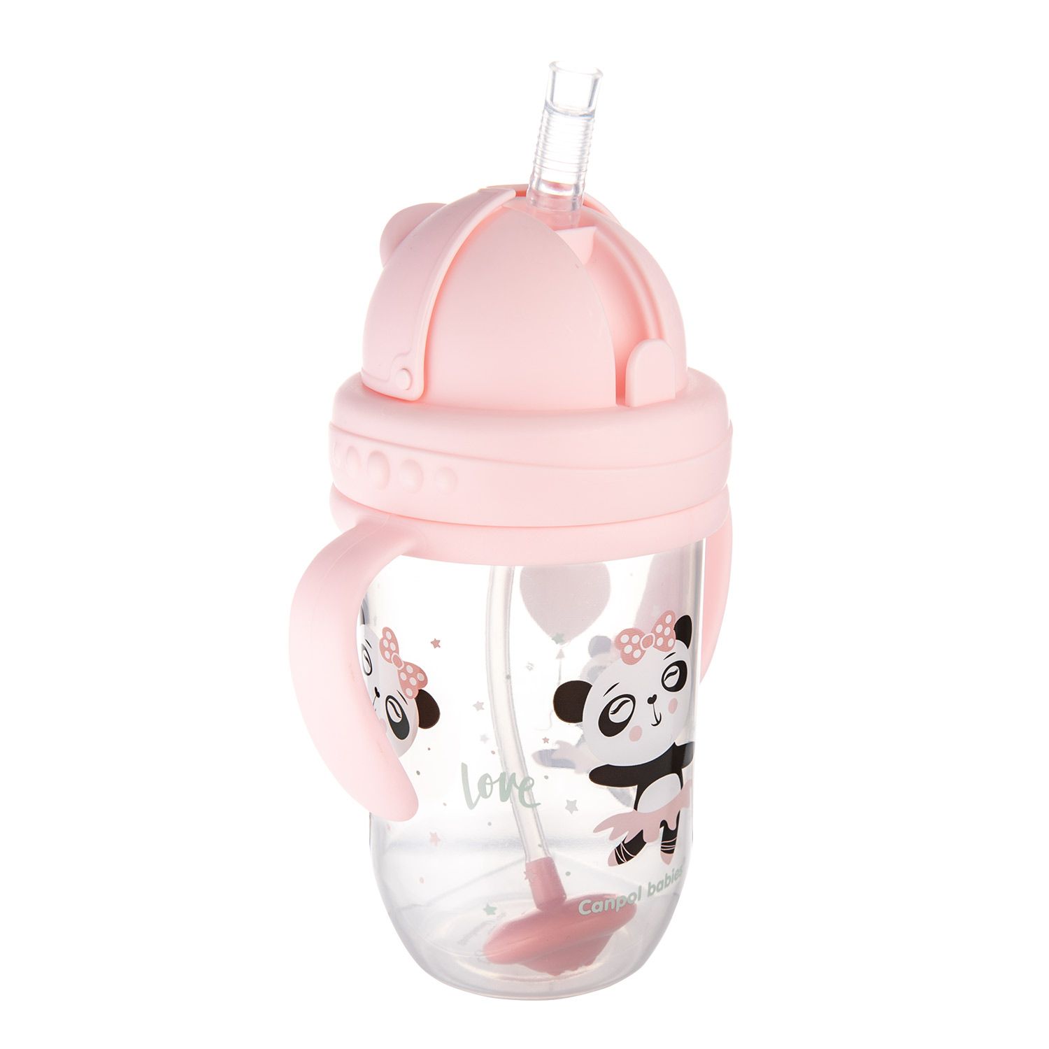 Canpol babies Kubek niekapek z rurką i odważnikiem 270 ml - obrazek 38