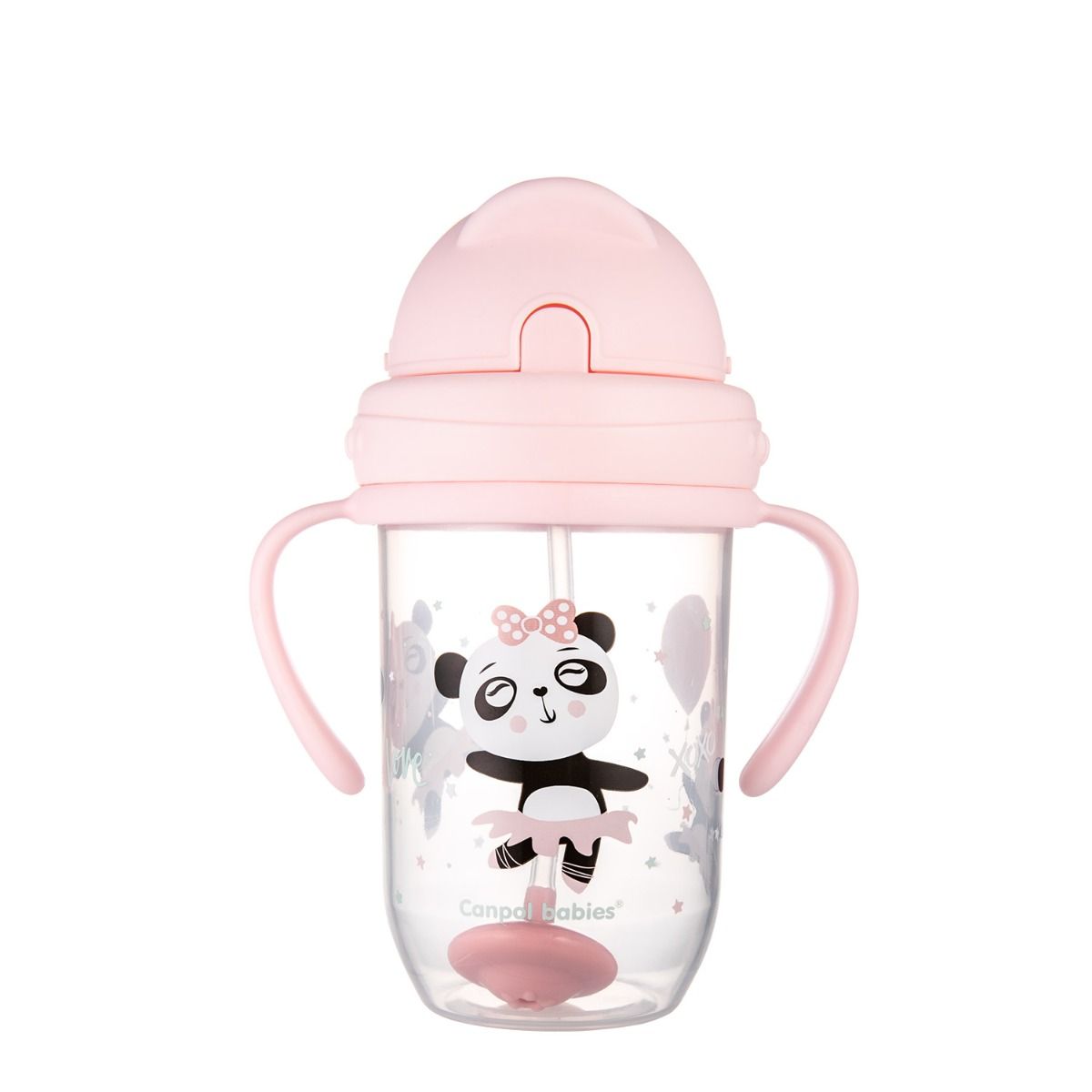 Canpol babies Kubek niekapek z rurką i odważnikiem 270 ml - obrazek 39