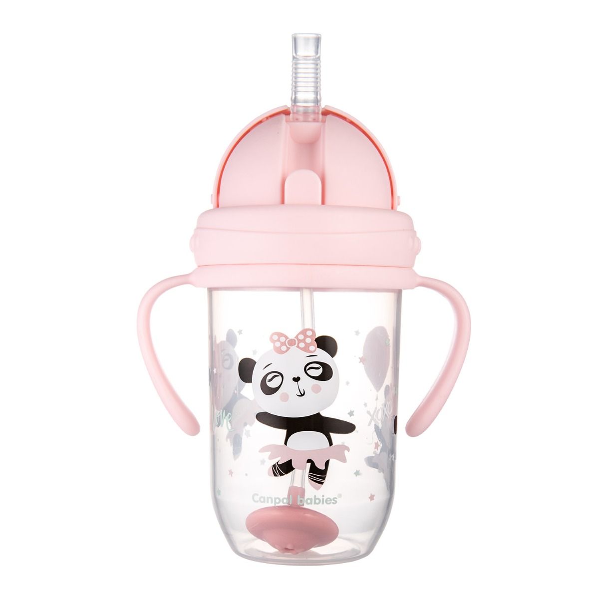 Canpol babies Kubek niekapek z rurką i odważnikiem 270 ml - obrazek 37