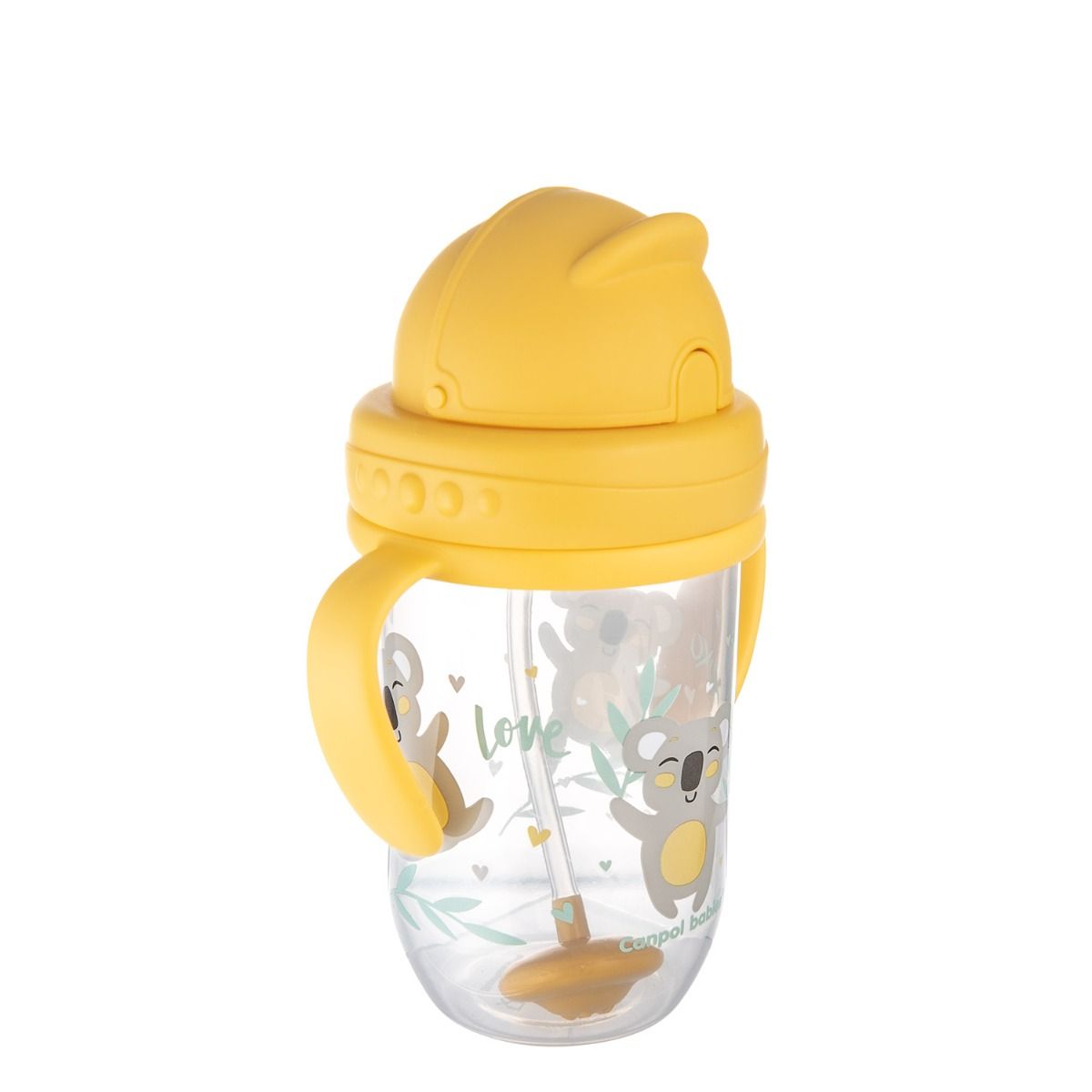 Canpol babies Kubek niekapek z rurką i odważnikiem 270 ml - obrazek 35