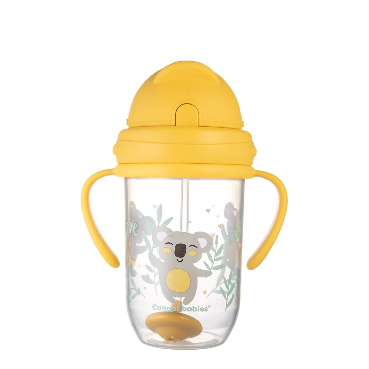 Canpol babies Kubek niekapek z rurką i odważnikiem 270 ml - obrazek 33