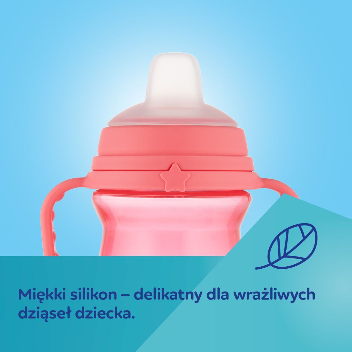 Canpol babies FirstCup - delikatny silikon