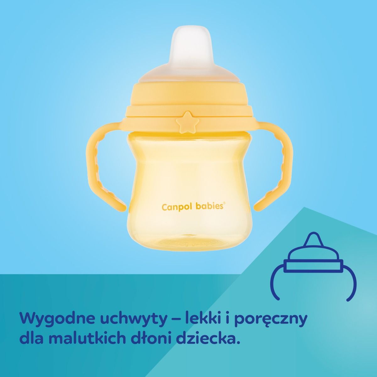 Canpol babies FirstCup - łatwe mycie