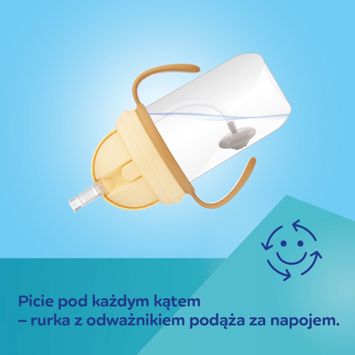 Canpol babies kubek z rurką i odważnikiem - nauka picia