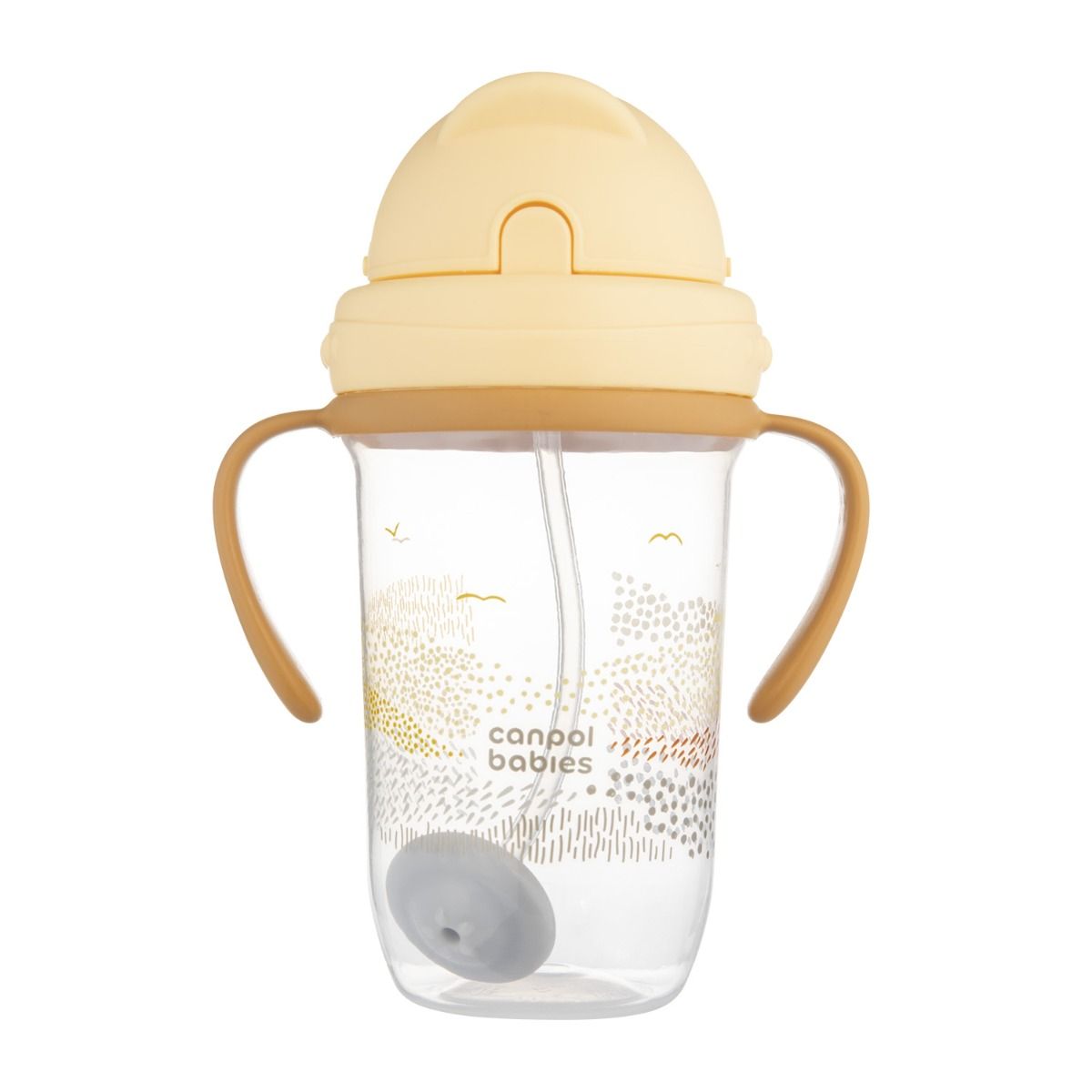 Canpol babies Kubek niekapek z rurką i odważnikiem 270 ml - obrazek 18