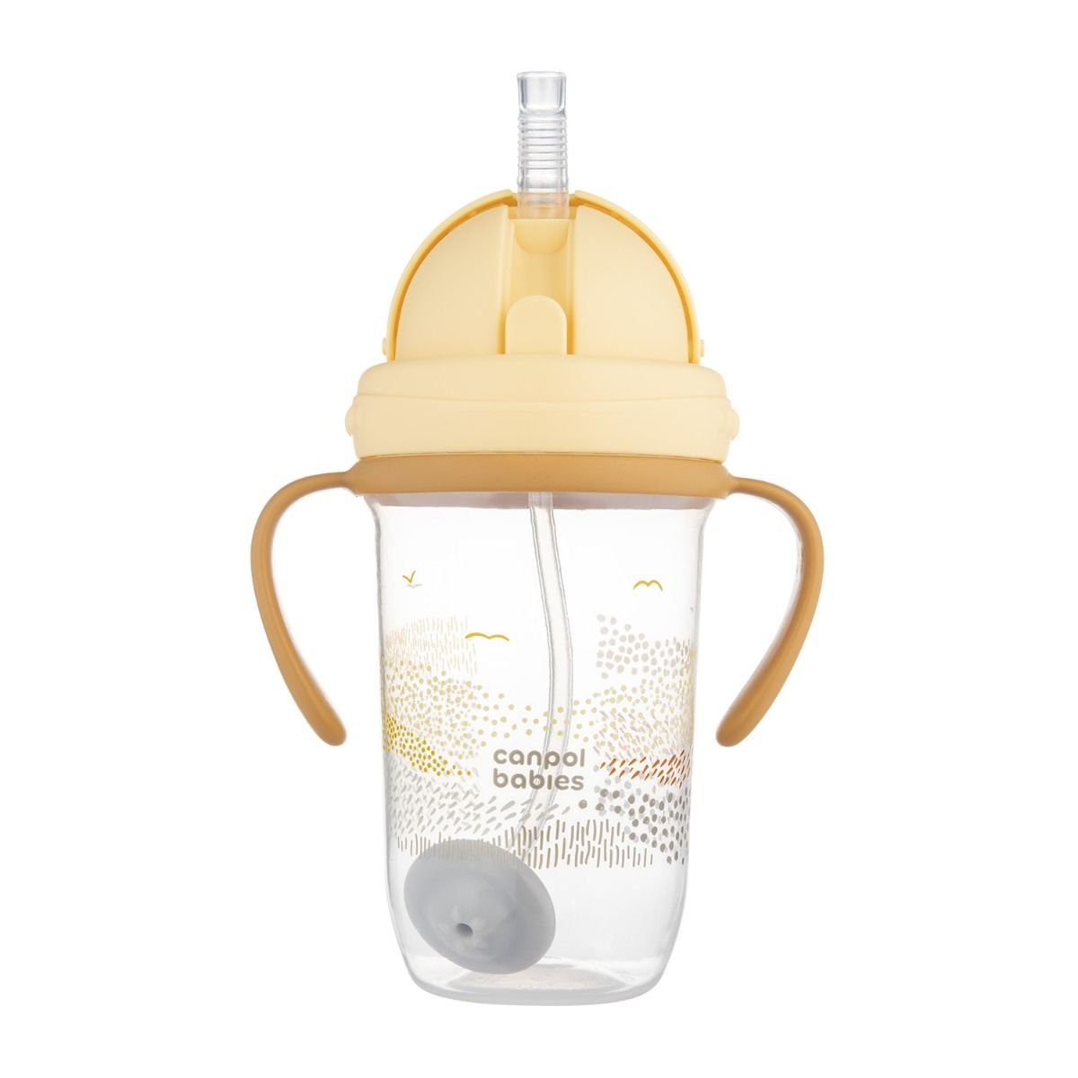 Canpol babies Kubek niekapek z rurką i odważnikiem 270 ml - obrazek 17