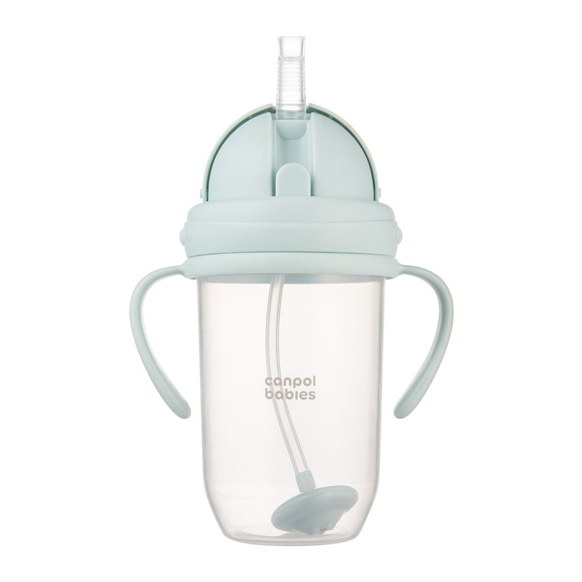 Canpol babies Kubek niekapek z rurką i odważnikiem 270 ml - obrazek 3