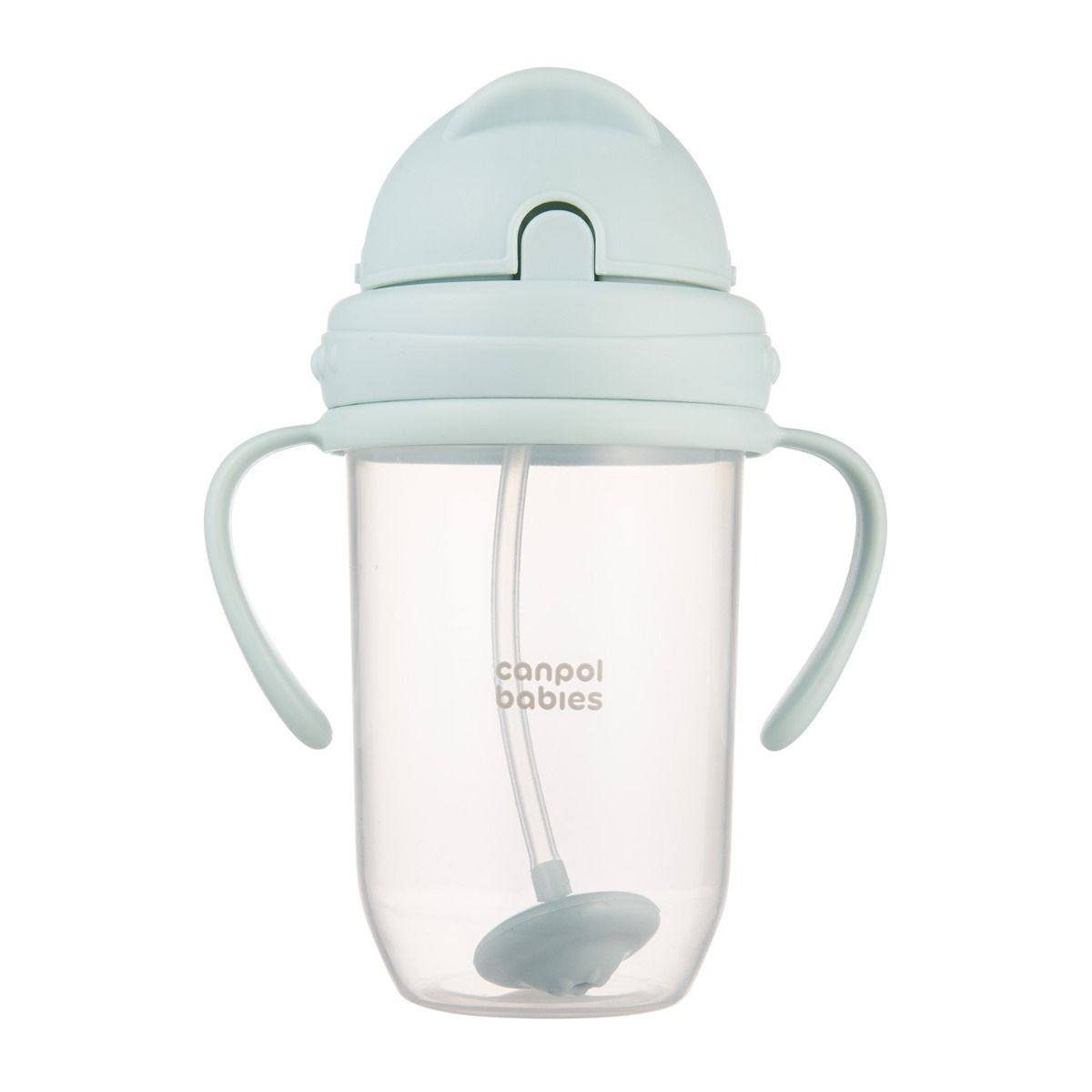 Canpol babies Kubek niekapek z rurką i odważnikiem 270 ml - obrazek 4