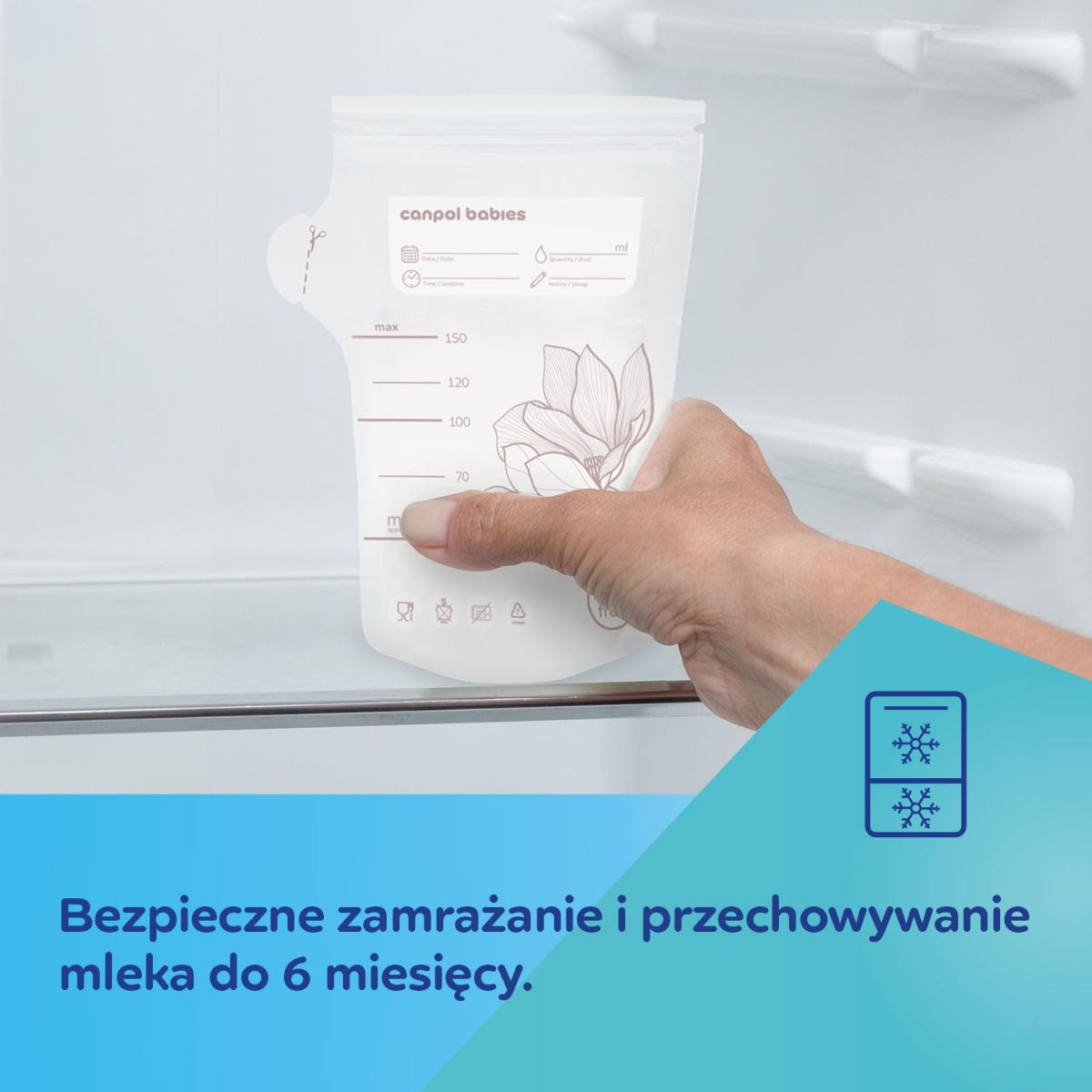 Canpol babies torebki do przechowywania pokarmu - sterylne