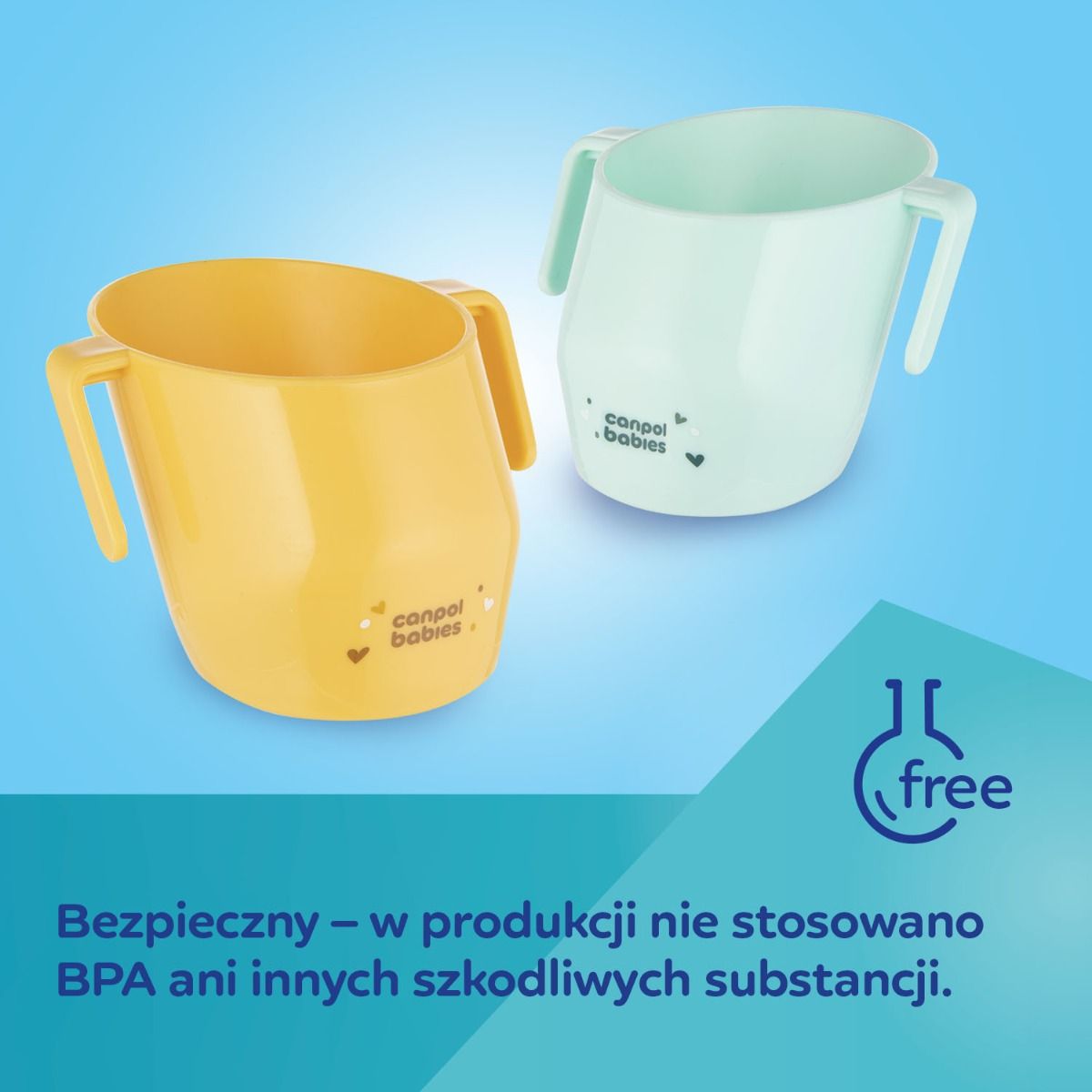 Canpol babies sprytny otwarty kubek - praktyczne cechy produktu