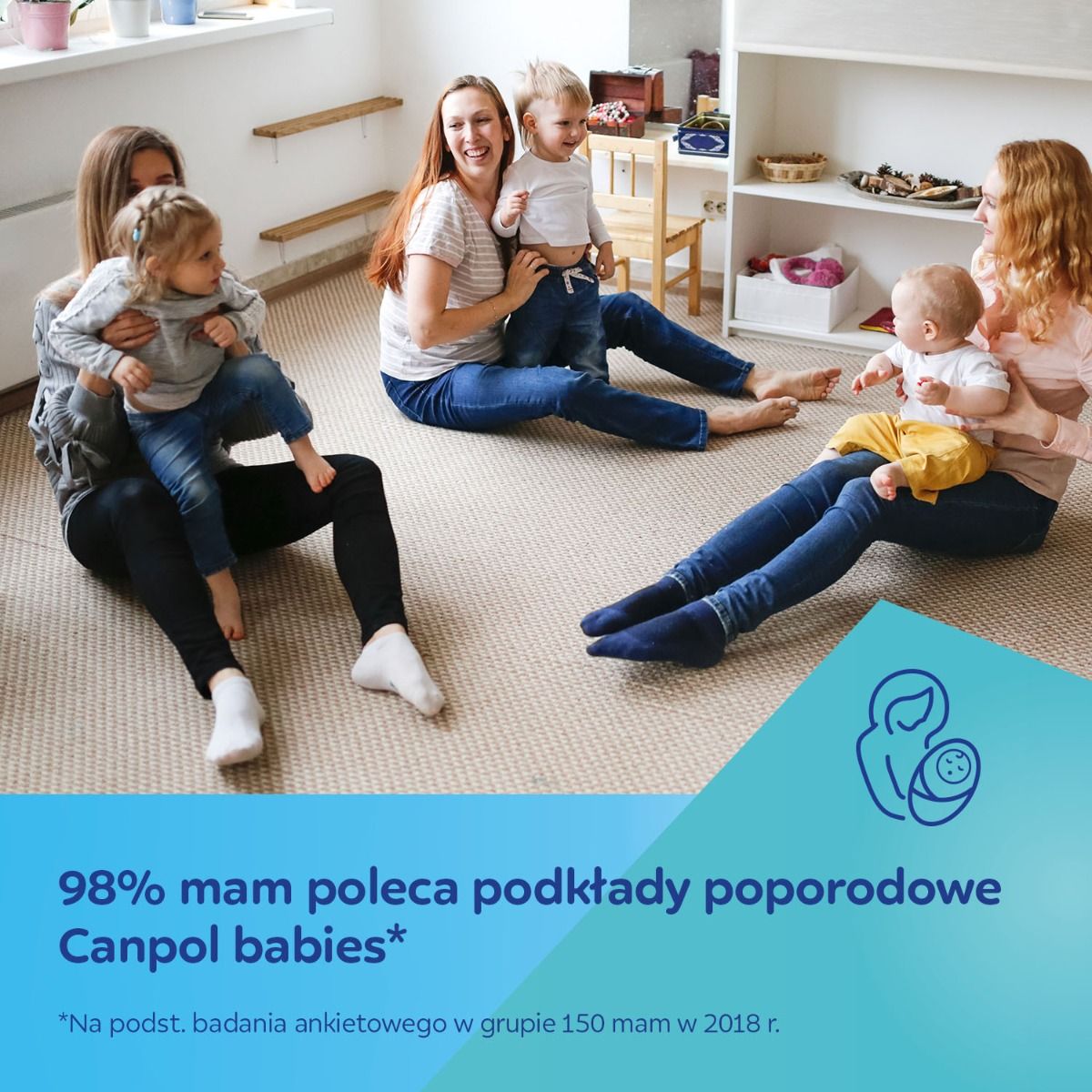 Canpol babies podkłady poporodowe na noc - anatomiczny kształt