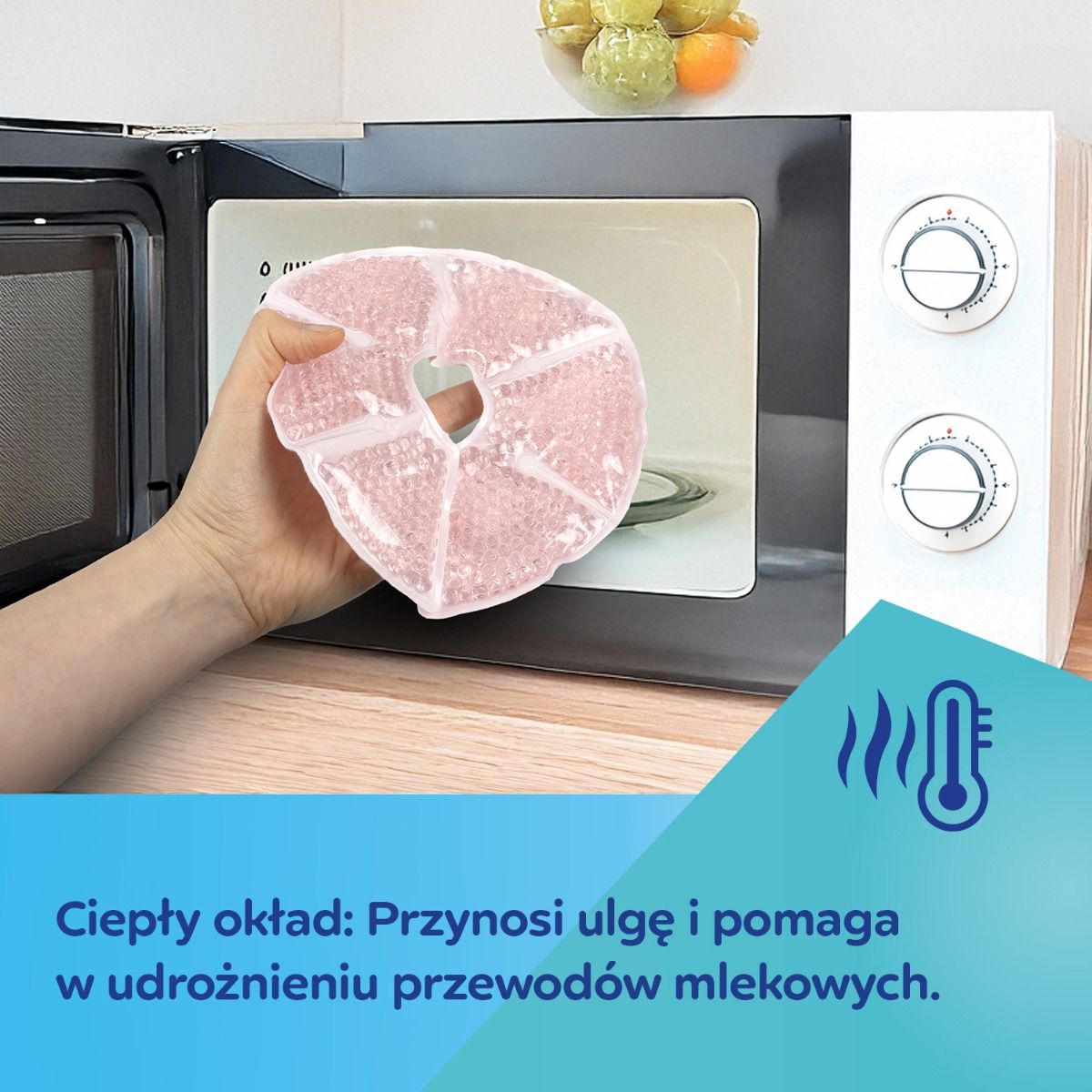 Canpol babies kompresy żelowe na piersi - terapia ciepłem lub zimnem