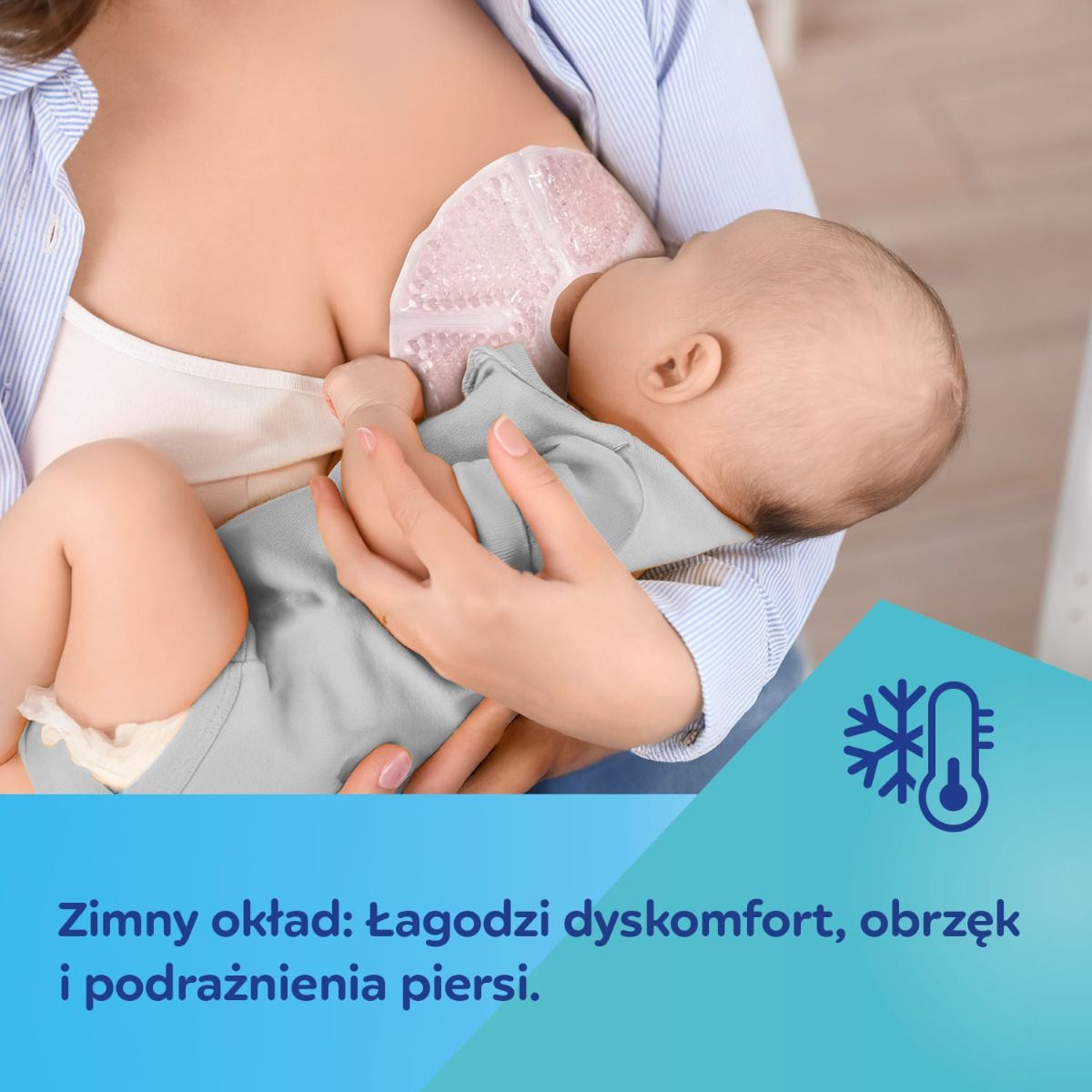 Canpol babies kompresy żelowe na piersi - wsparcie podczas laktacji