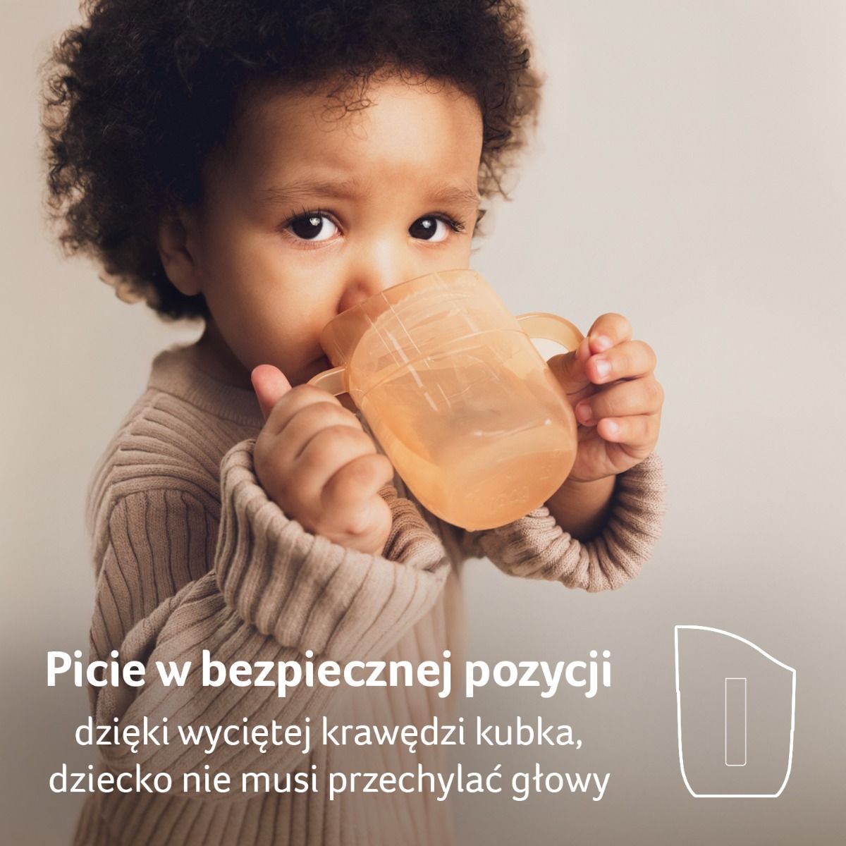 LOVI Genius kubek treningowy - wygodne uchwyty