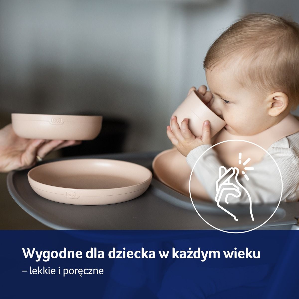 LOVI zestaw naczyń - łatwe mycie