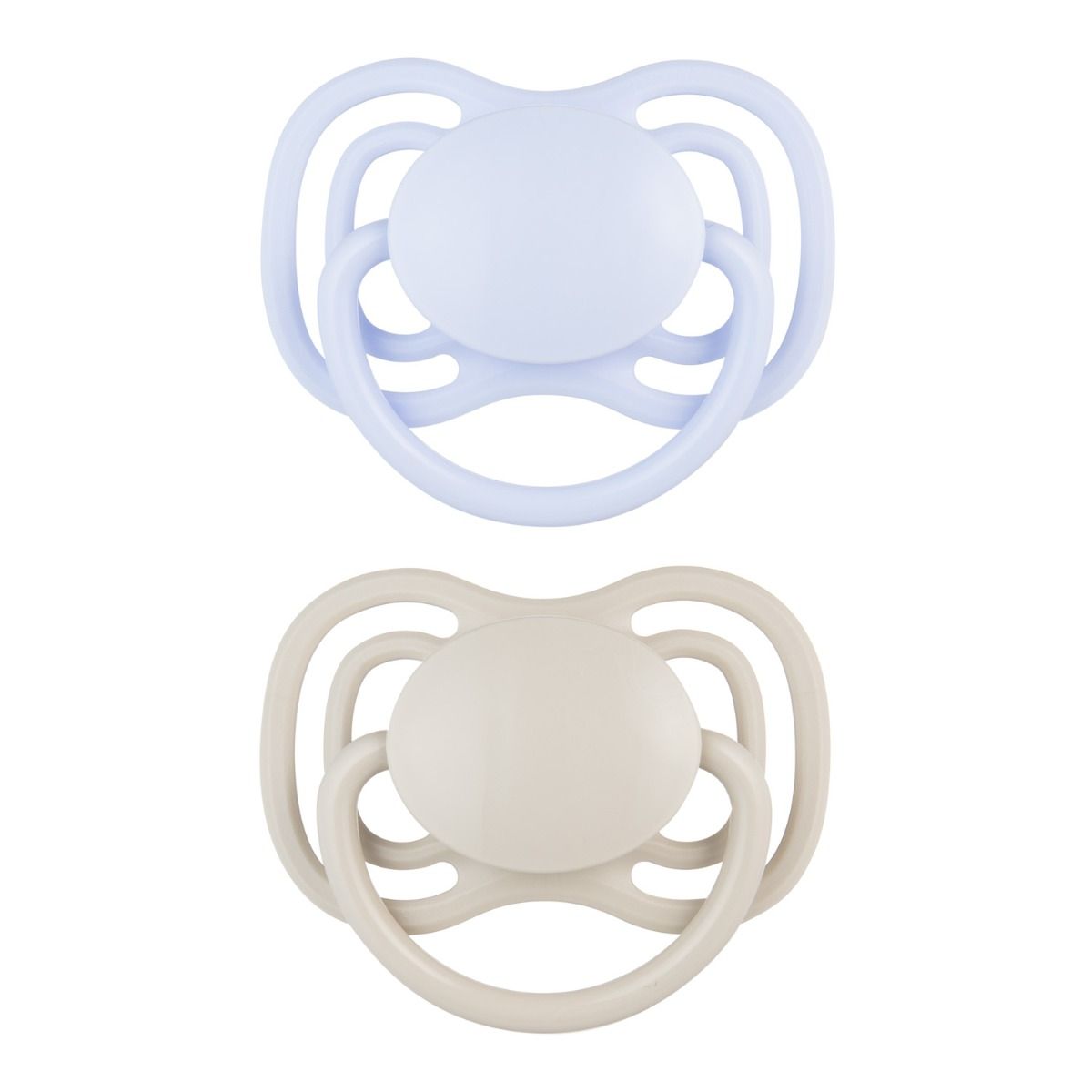 Canpol babies Dental Air smoczek silikonowy 0-6m niebieski 2 sztuki