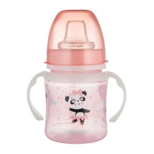 Canpol babies kubek treningowy ze świecącymi uchwytami PP EasyStart 120 ml Exotic Animals
