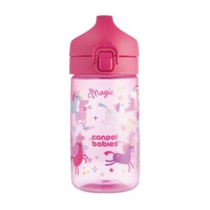 Canpol babies Bidon na wodę dla dzieci od 2,5 r.ż Junior 400 ml - Różowy