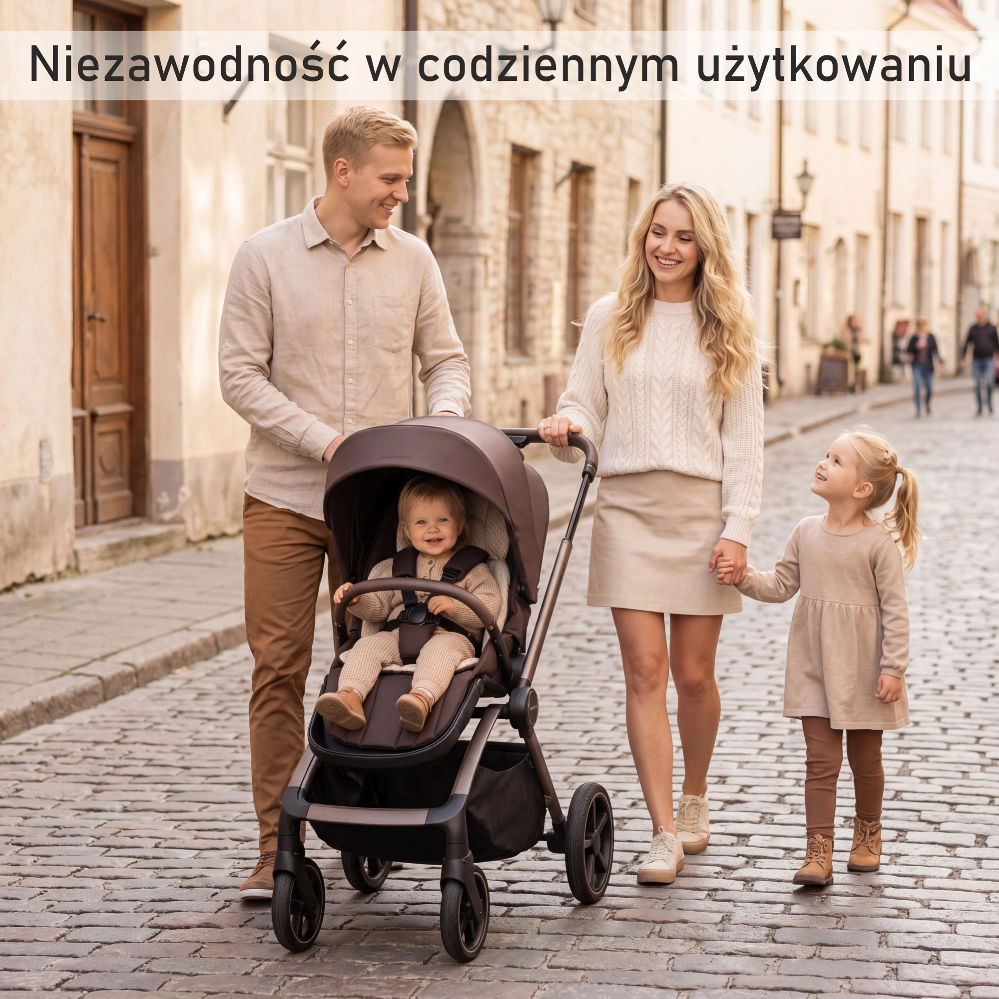 Adamex COMO CHOCOLATE - spacerówka podczas codziennego spaceru