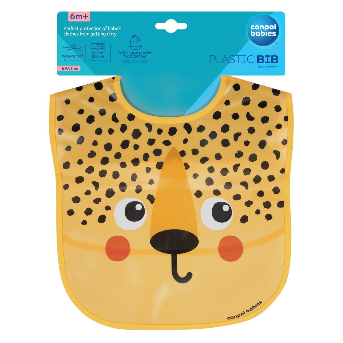 Opakowanie śliniaka Canpol babies BabiesBoo Gepard