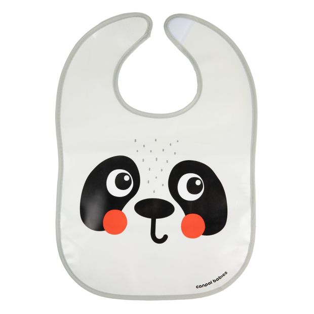Canpol babies śliniak zmywalny z kieszenią BabiesBoo Panda - zdjęcie produktu