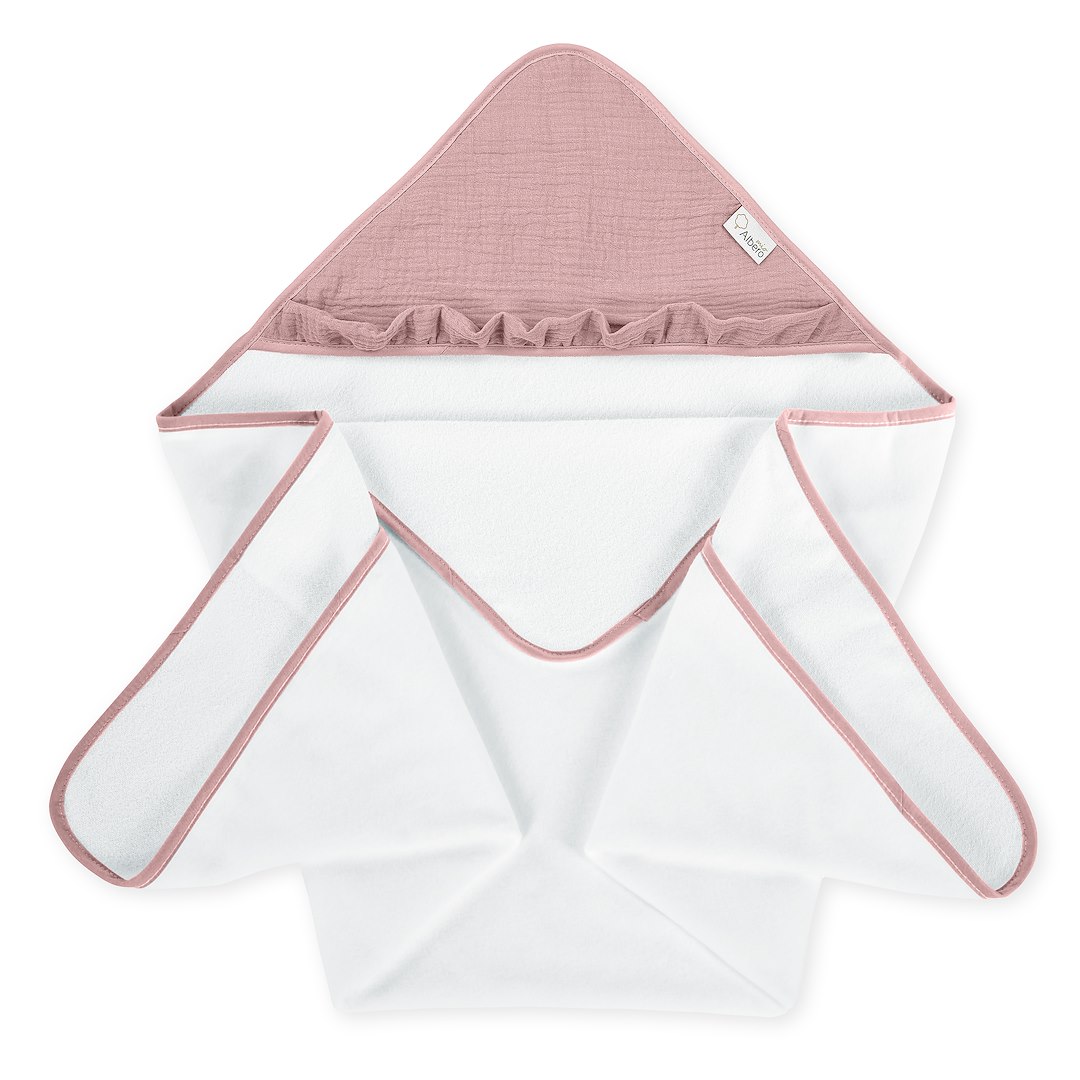 Okrycie kąpielowe Cotton color CC1 róż 100x100