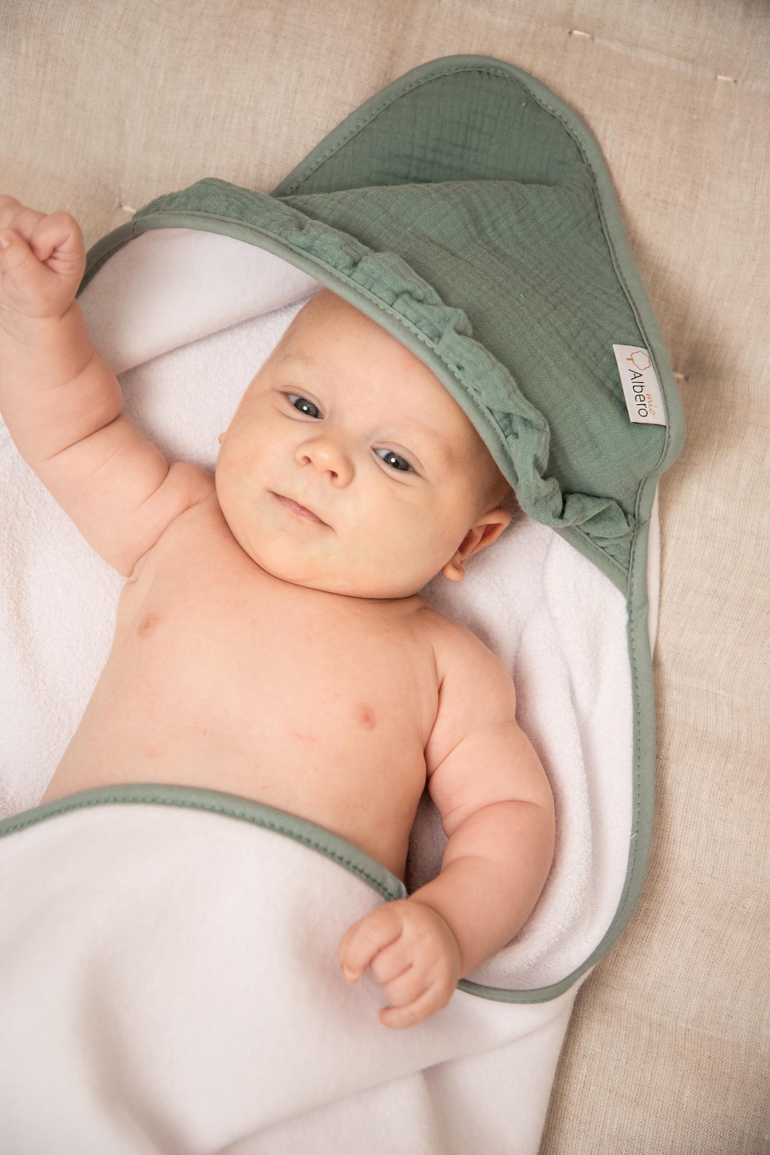 Okrycie kąpielowe Cotton color CC4 zieleń