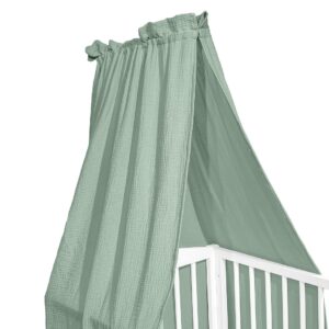 Baldachim muślinowy Cotton color CC4 zieleń