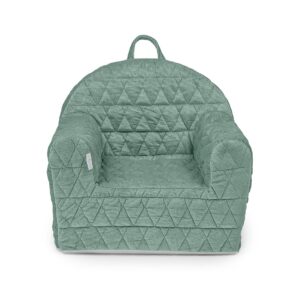 Fotelik Velvet zieleń V114