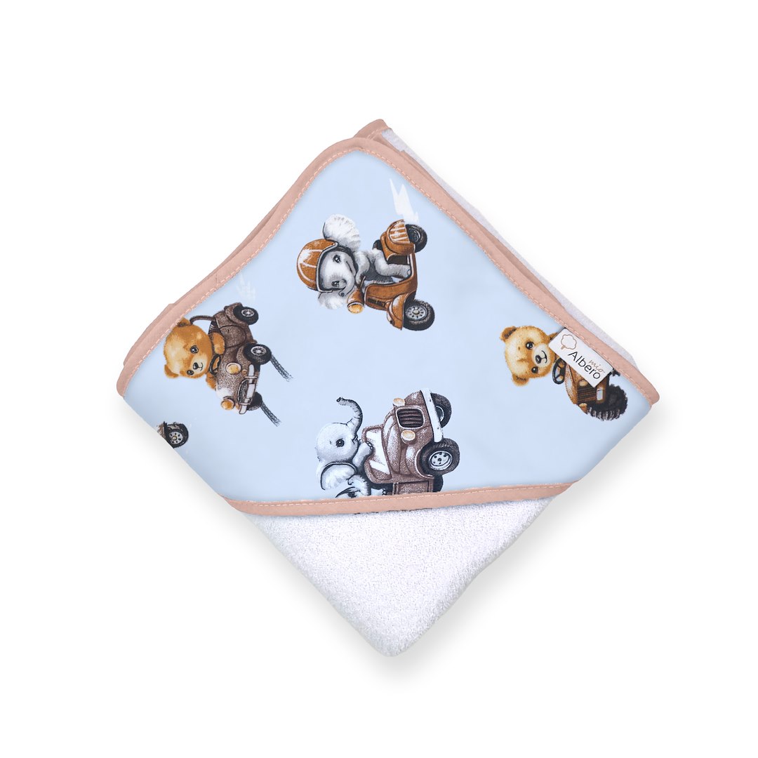 Okrycie kąpielowe C013 Little Drivers World - obrazek 2