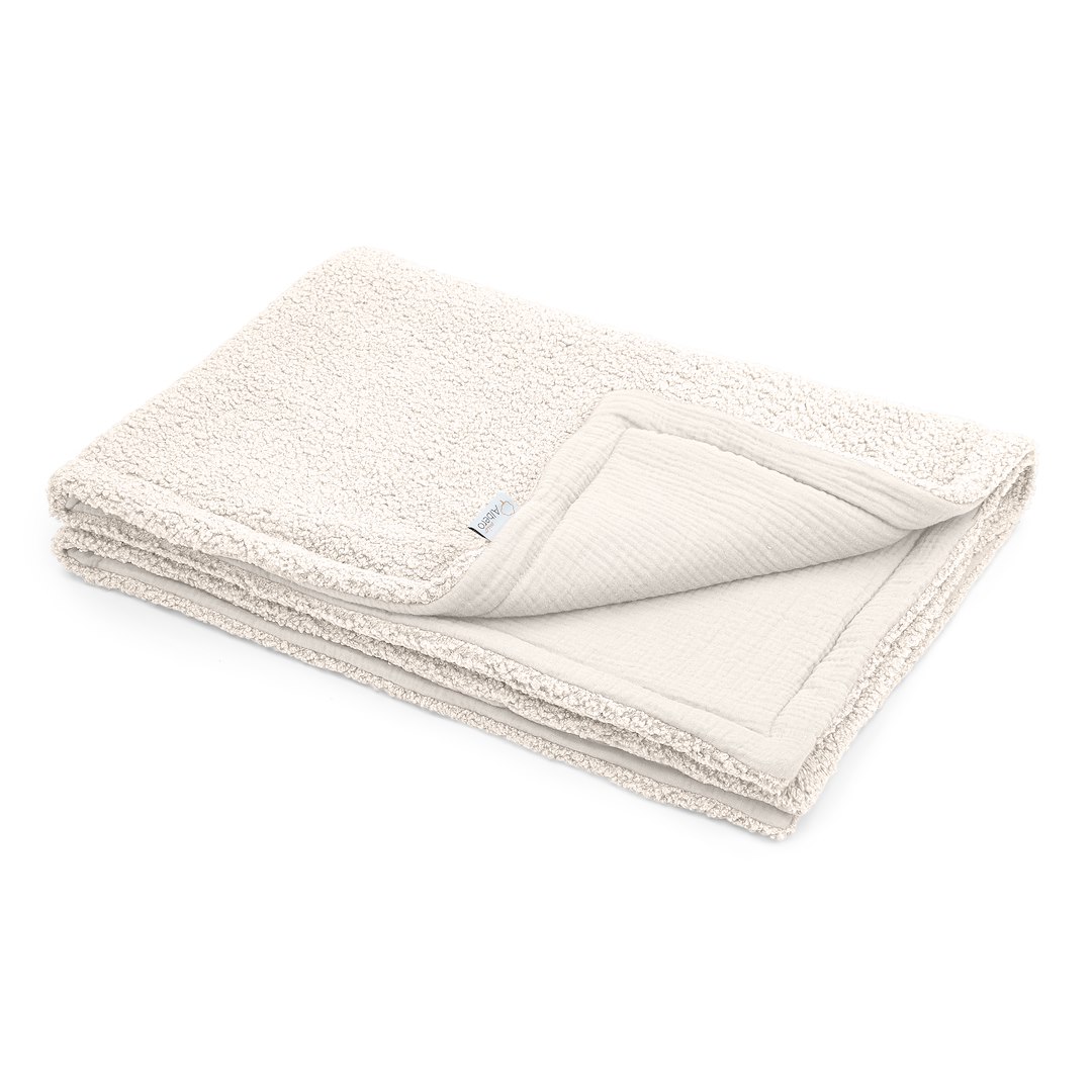 Kocyk Boucle CMB0 wanilia baranek - obrazek 3