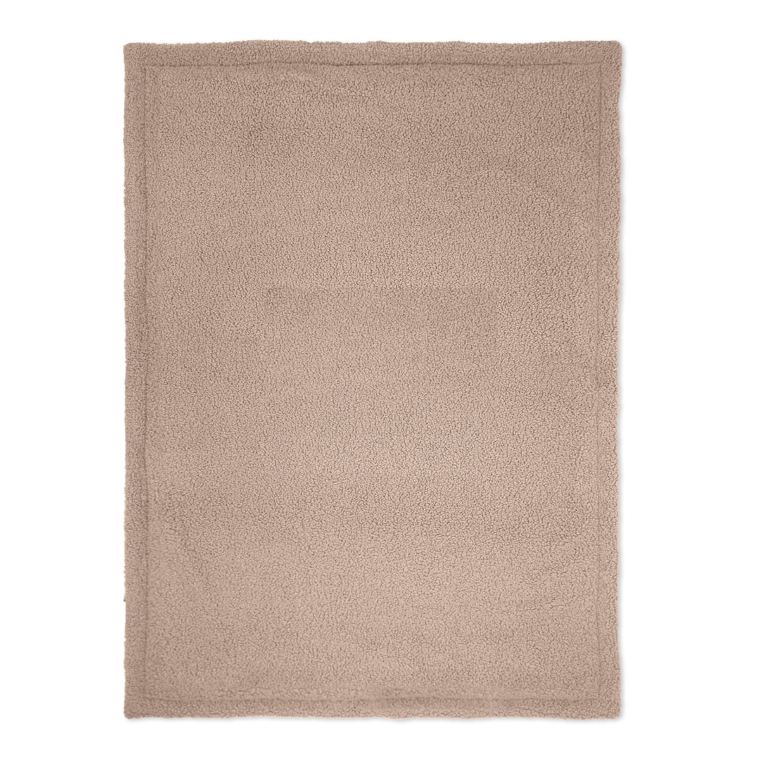 Kocyk Boucle CMB5 karmel baranek - obrazek 3