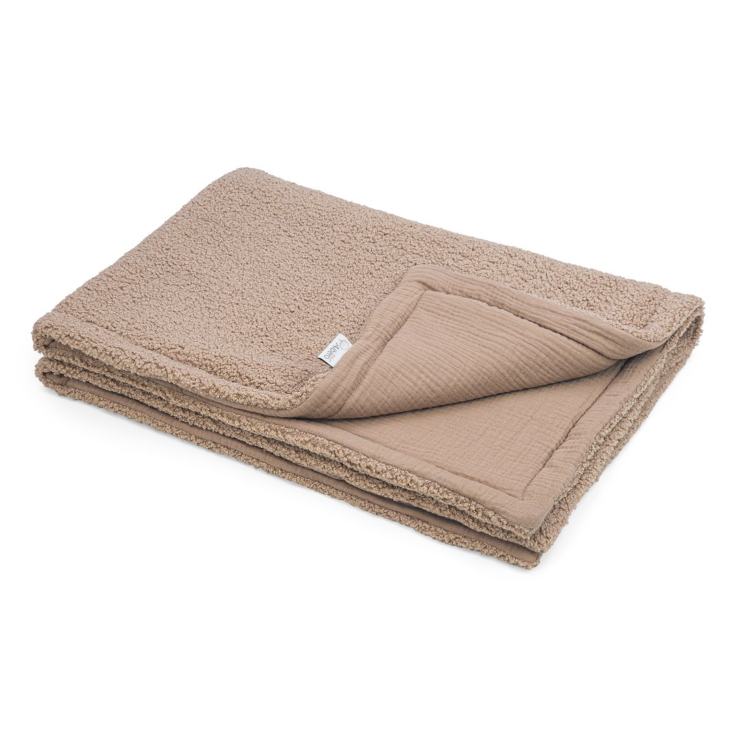 Kocyk Boucle CMB5 karmel baranek - obrazek 5