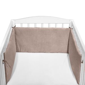 Ochraniacz do łóżeczka Cotton color CC8 brąz