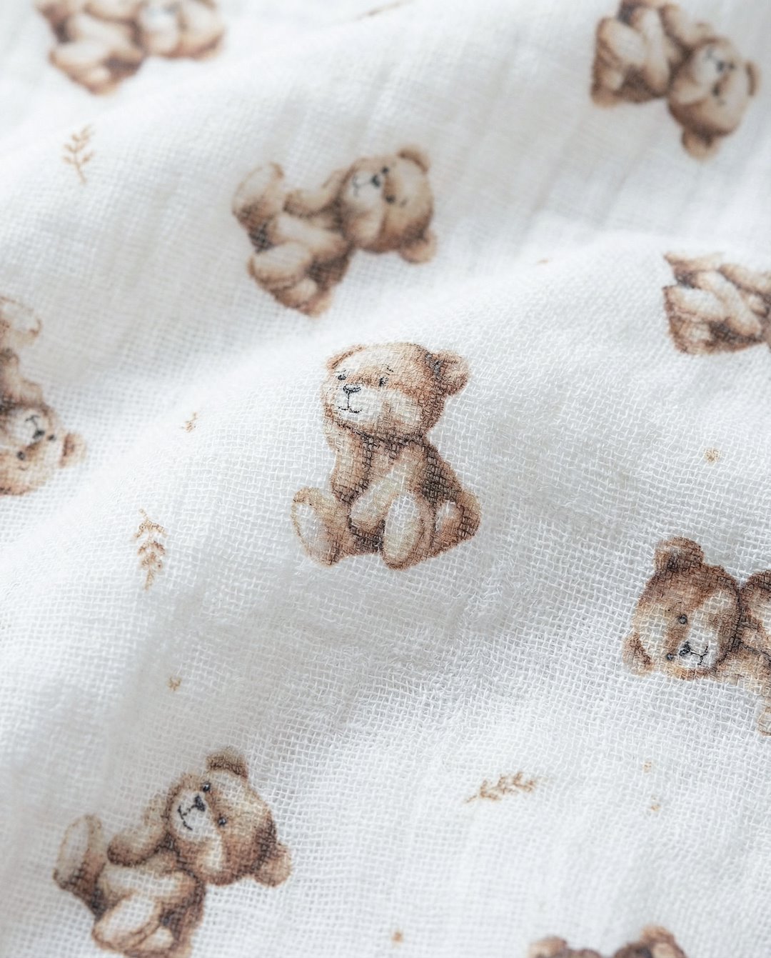 Rożek niemowlęcy CM1 Vintage Teddy muślinowy - obrazek 4