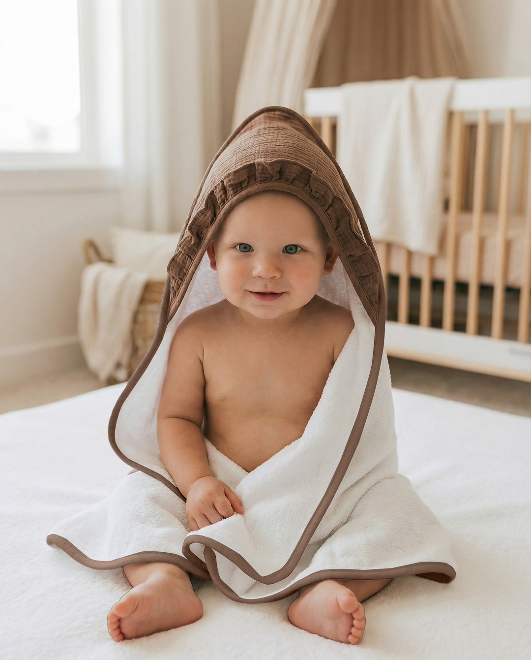 Okrycie kąpielowe Cotton color CC8 brąz