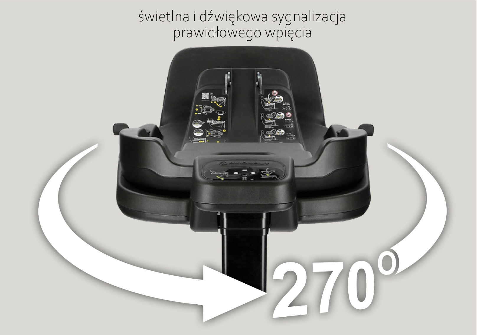 Avionaut IQ Orbit - system obrotu fotelika w stronę drzwi samochodu