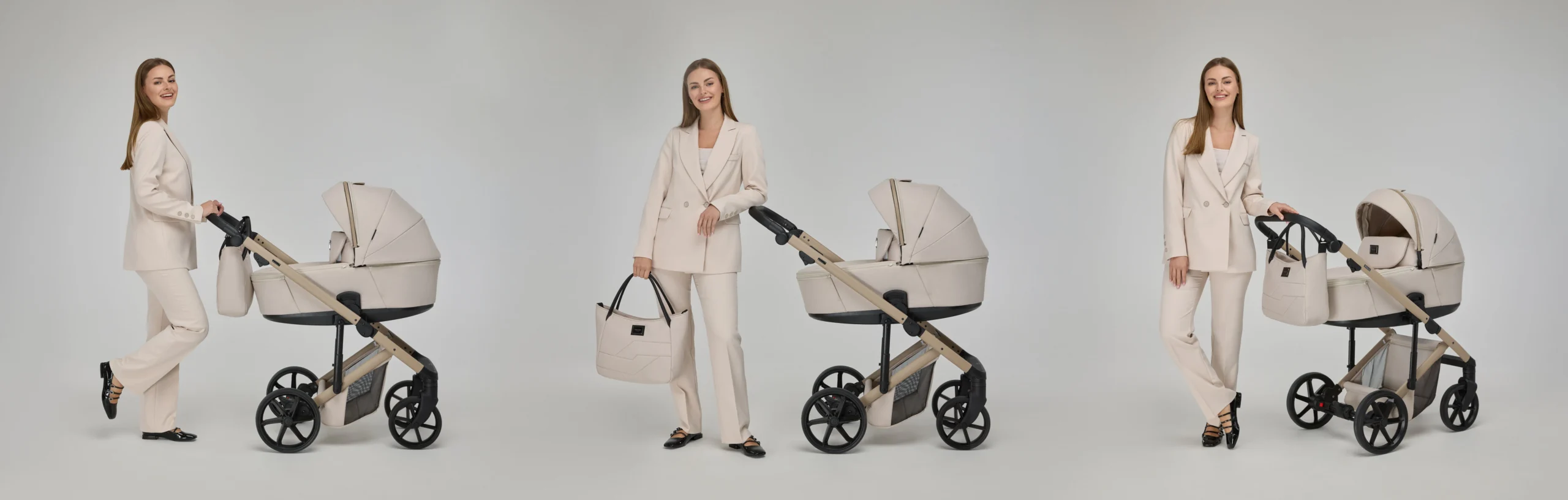 Adamex DOLCE NATURA - wózek 2w1 z gondolą