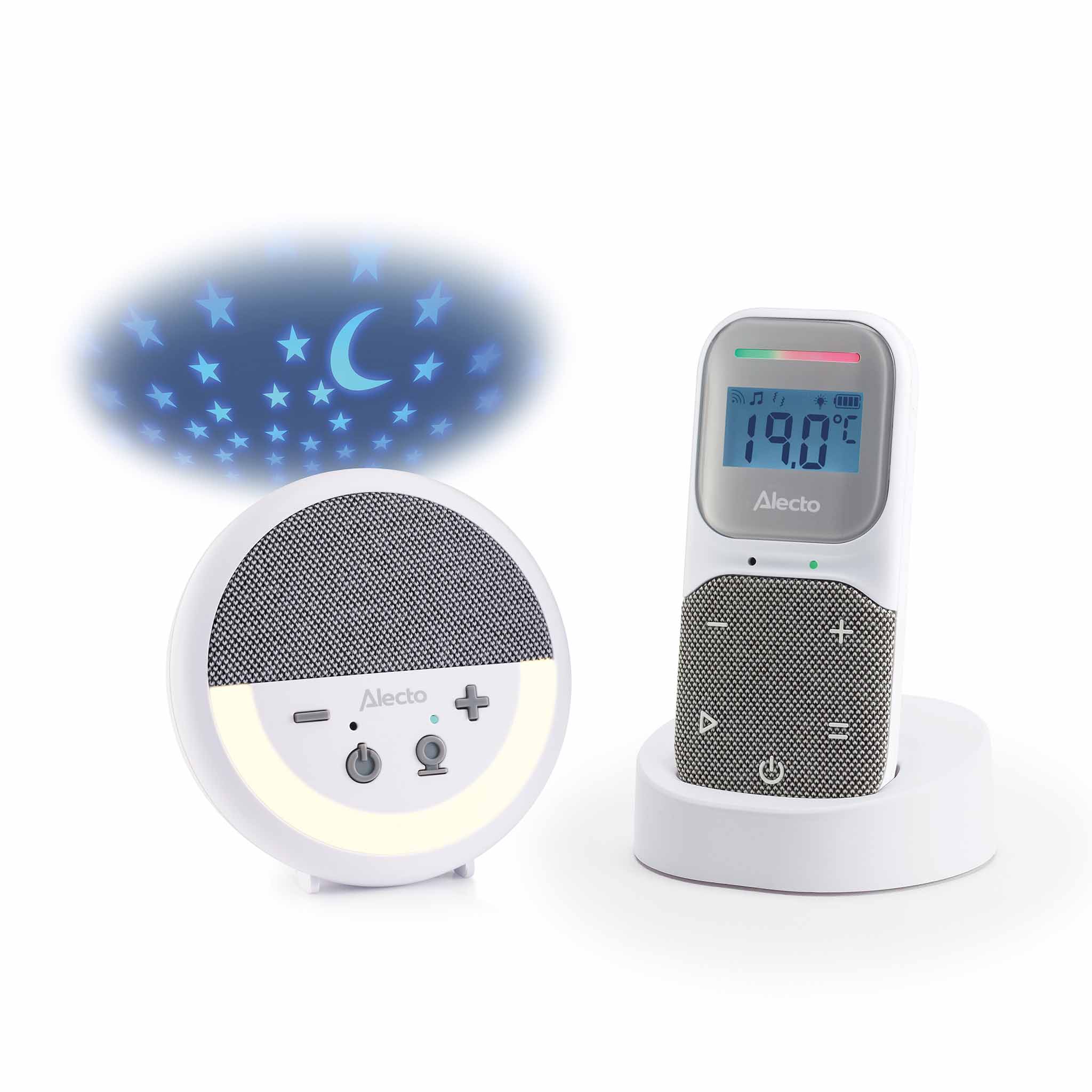 Alecto DBX150 niania elektroniczna audio Full Eco DECT z projektorem