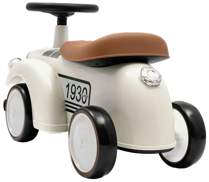 Baby Mix Classic Retro jeździk z klaksonem beżowy - obrazek 5