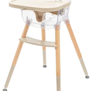 Baby Mix Ingrid krzesełko do karmienia Wooden Beige
