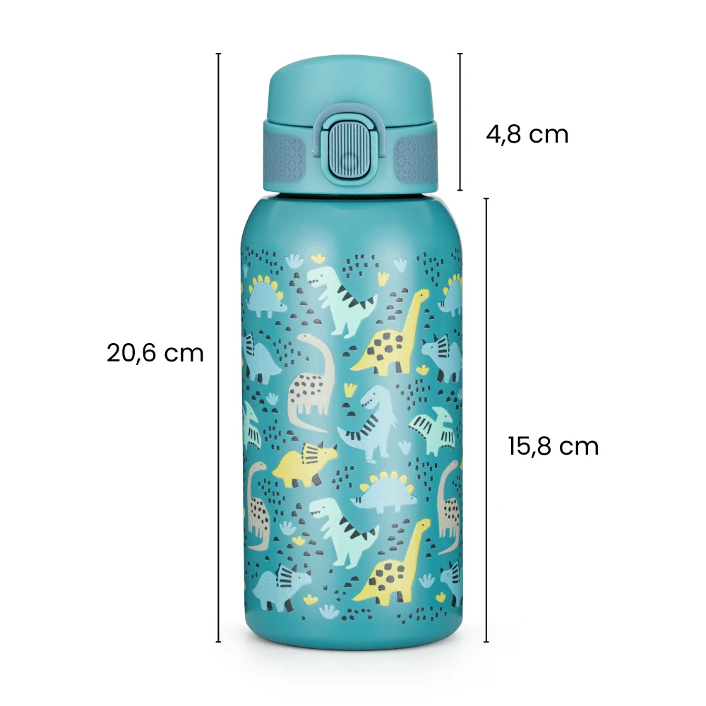 Wymiary butelki termicznej Petite&Mars 500 ml