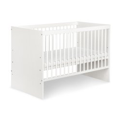 Klupś Karolina I łóżeczko dziecięce 120×60 białe — widok produktu